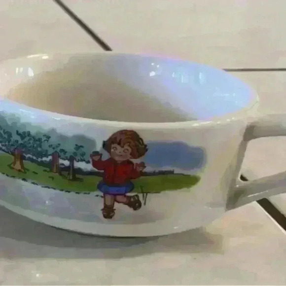 Set of 3 Vintage Campbell's Soup Kids 1980s Ceramic Stacking  Soup Mugs - Picture 4 of 4